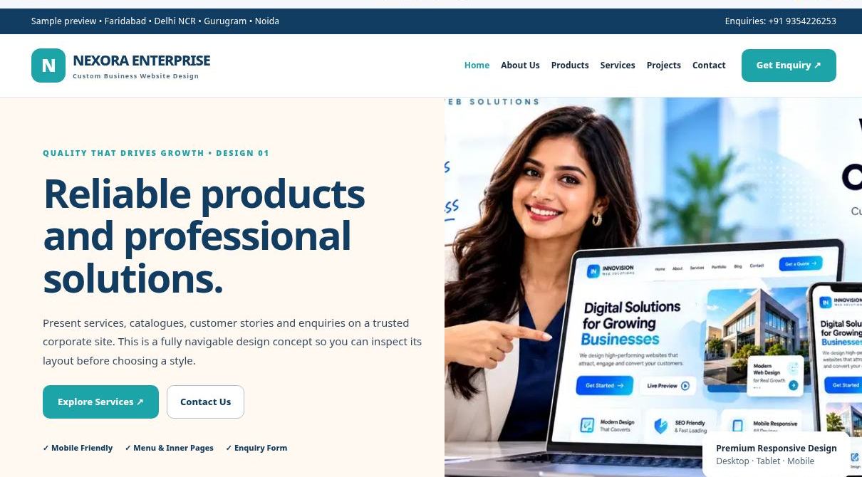 Custom Business Website Design