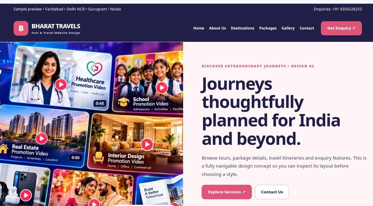 Travel previews